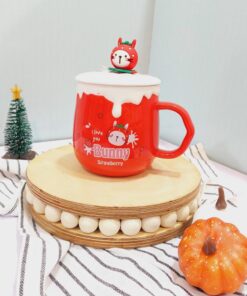 ماگ توت فرنگی خرگوشی