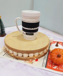 ماگ لنز دوربینی سفید و مشکی