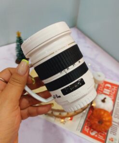 ماگ لنز دوربینی سفید و مشکی