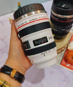 ماگ لنز دوربینی سفید و مشکی