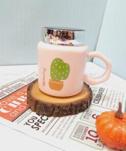 ماگ کاکتوس درپیچی رنگی