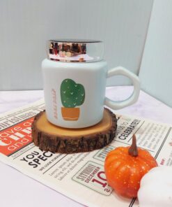 ماگ کاکتوس درپیچی رنگی