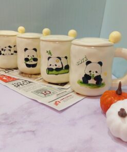 ماگ پاندایی دسته توپی