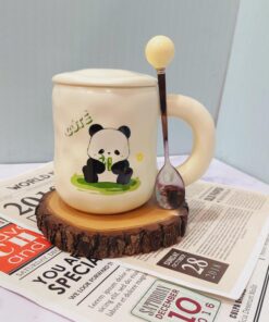 ماگ پاندایی دسته توپی