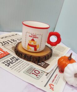 ماگ دسته رنگی کیرسمس