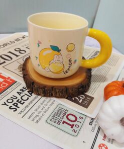 ماگ دسته رنگی میوه ای