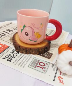 ماگ دسته رنگی میوه ای