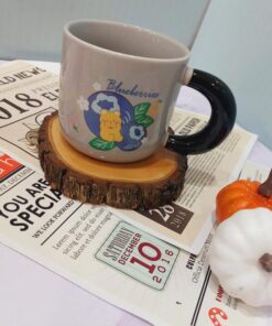 ماگ دسته رنگی میوه ای