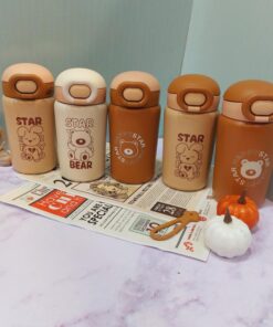 تراول ماگ استیل نی دار استار خرسی