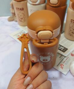 تراول ماگ استیل نی دار استار خرسی