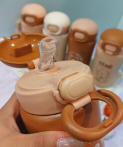 تراول ماگ استیل نی دار استار خرسی