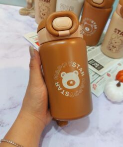 تراول ماگ استیل نی دار استار خرسی