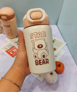 تراول ماگ استیل نی دار استار خرسی