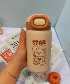 تراول ماگ استیل نی دار استار خرسی