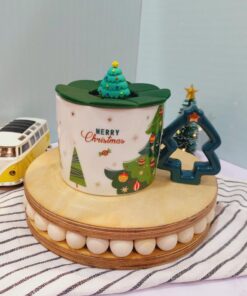 ماگ دسته کاجی کیرسمسی