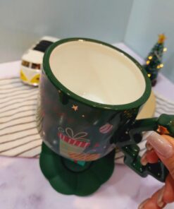 ماگ دسته کاجی کیرسمسی