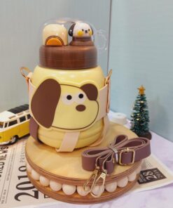 فلاسک دو حالته فنجون دار طرح سگ