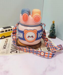 فلاسک دوسرنوش خرسی رنگی رنگی