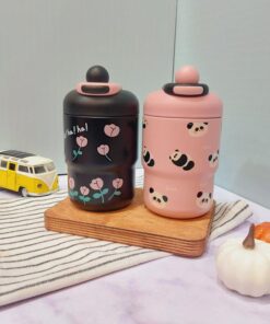 تراول ماگ استیل طرح چاپی فانتزی