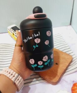 تراول ماگ استیل طرح چاپی فانتزی