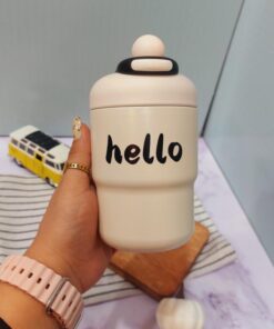 تراول ماگ استیل فونت دار رنگی