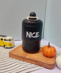 تراول ماگ استیل فونت دار رنگی