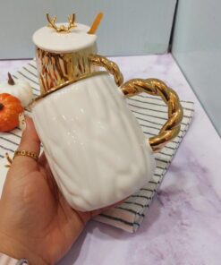 ماگ دسته طنابی شاخ گوزنی