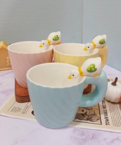 ماگ دسته دار اردک برجسته