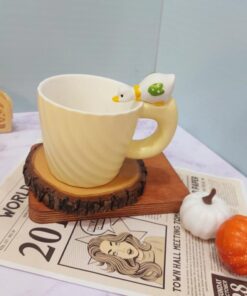 ماگ دسته دار اردک برجسته