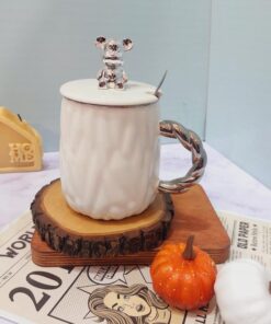 ماگ دسته طنابی خرس برجسته