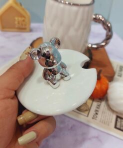 ماگ دسته طنابی خرس برجسته