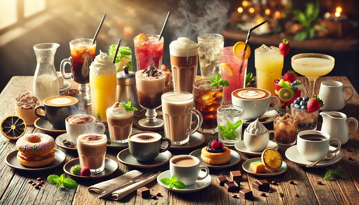 انواع نوشیدنی های گرم و سرد