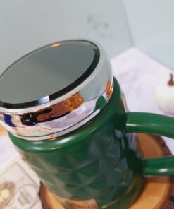 ماگ درپیچی بیوتیفول اینه دار کد 1452