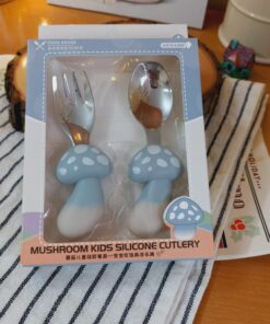 قاشق چنگال کودک فانتزی استیل کد1492