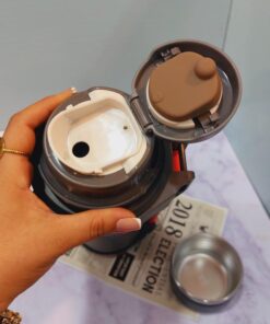 فلاسک استیل SMZ سورمه ای کد 1508