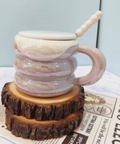 ماگ هولوگرامی دسته مرواریدی کد 1516