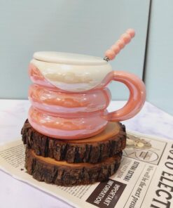 ماگ هولوگرامی دسته مرواریدی کد 1516