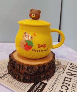 ماگ خرس زرد کد1518