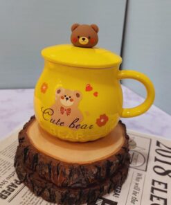 ماگ خرس زرد کد1518