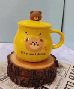 ماگ خرس زرد کد1518