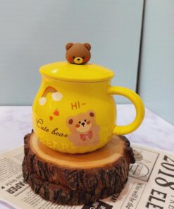 ماگ خرس زرد کد1518