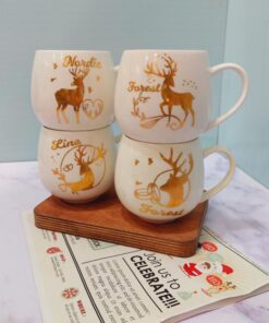 ماگ طرح گوزن طلایی کد 1536