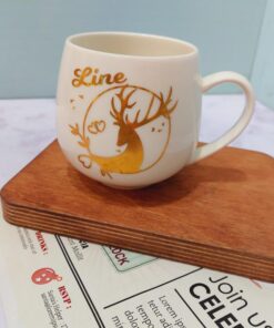 ماگ طرح گوزن طلایی کد 1536