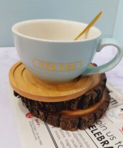 فنجون لاته خوری سینی چوبی کد 1546