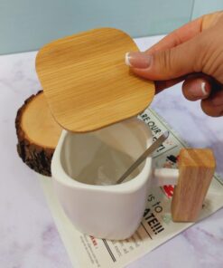 ماگ ست دسته چوبی کد 1548