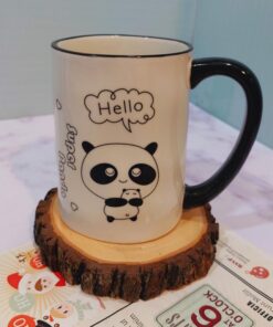 ماگ پاندا دسته مشکی کد 1576