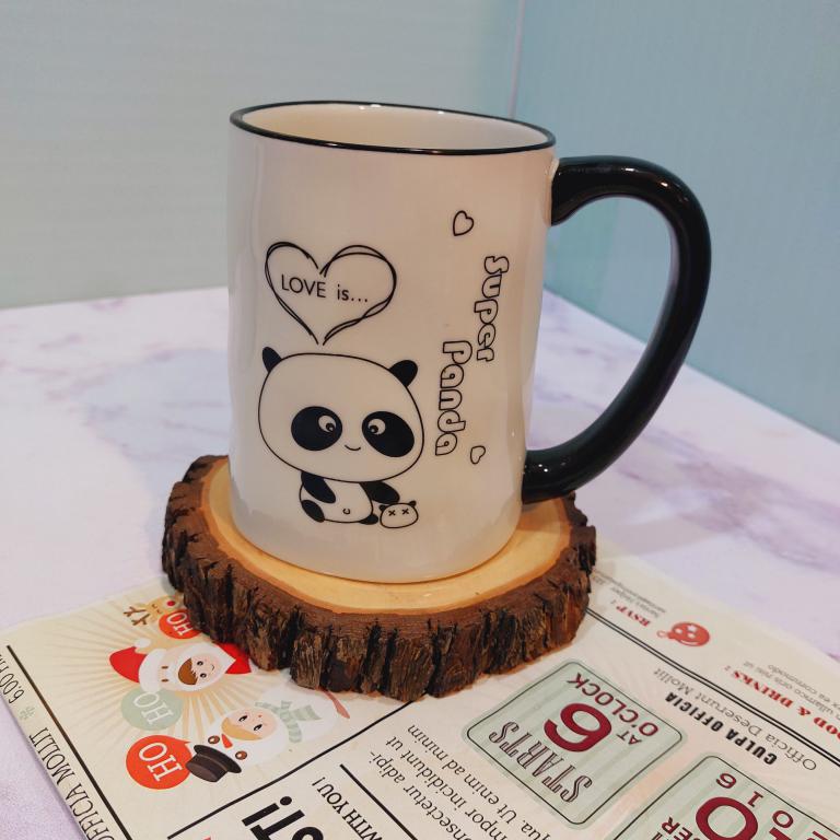 ماگ پاندا دسته مشکی کد 1576