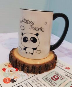 ماگ پاندا دسته مشکی کد 1576