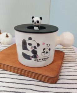 ماگ پاندا دسته توپی عروسکی کد 1589