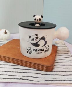 ماگ پاندا دسته توپی عروسکی کد 1589